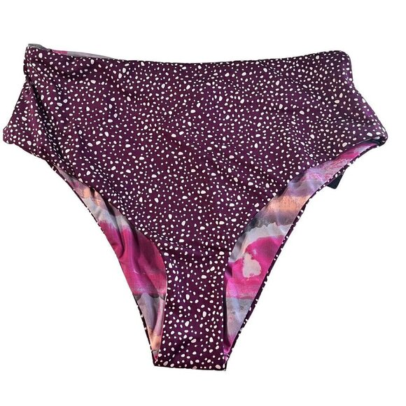 Nike Swim Reversible High Waist Bottom, Size, L - Picture 1 of 10